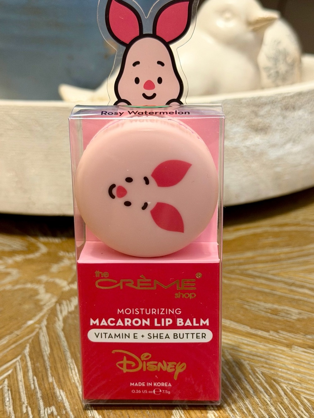 The Crème Shop x Disney Rosy Watermelon Macaron Lip Balm - Pink